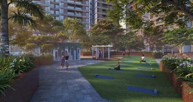 Jogging/Yoga Area